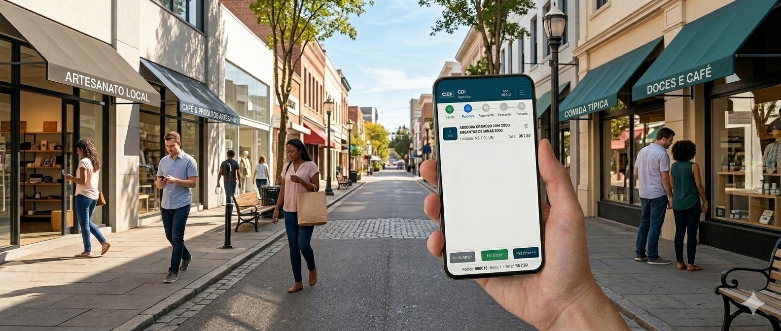 Aplicativo para venda fora da empresa